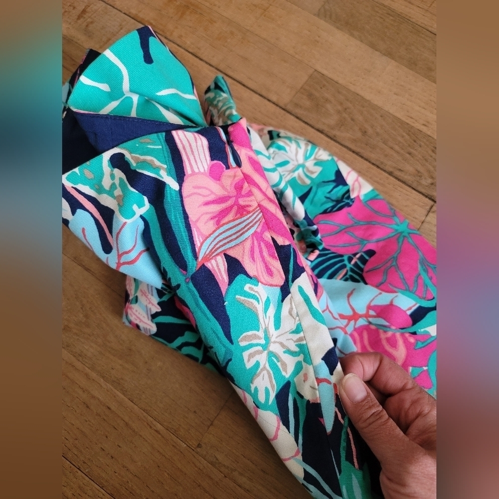 Talbots Tropical Botanical Skirt , Multicolor, Size 2 - Picture 3 of 8